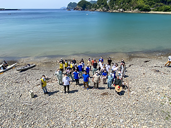 恵比須浜海岸清掃活動