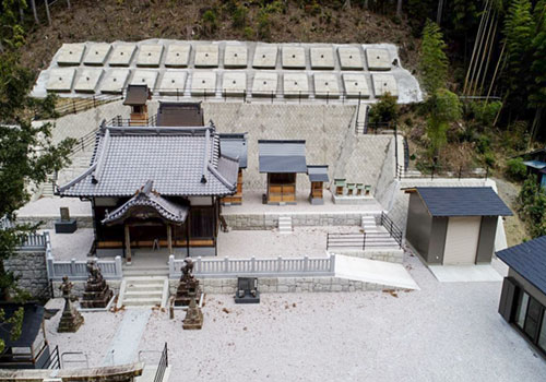 宇奈為神社 移転新築工事
