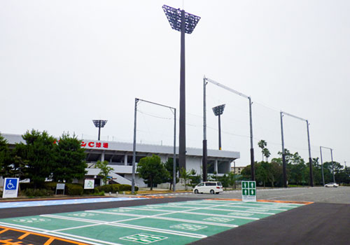 鳴門総合運動公園防球ネット設置工事（令和2年）