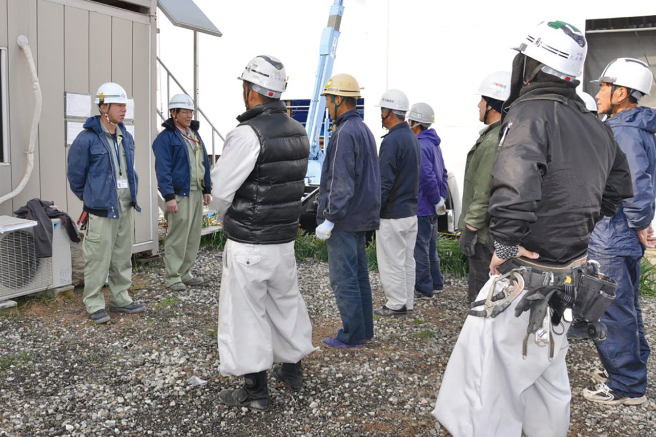 一日の作業予定を綿密に確認